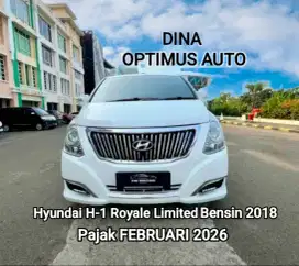 Hyundai H-1 Royale Limited Bensin 2018 AT 2.4, Pajak Panjang, Low Km