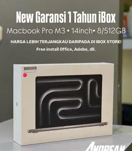 New Macbook Pro m3 14inch 8/512gb Ibox