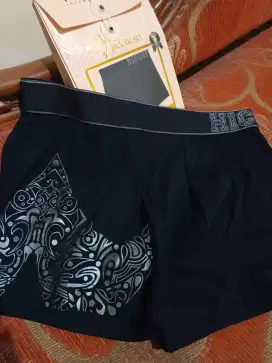 [BARU MURAH] Celana Boxer Pria HICOOP Hitam  Size L