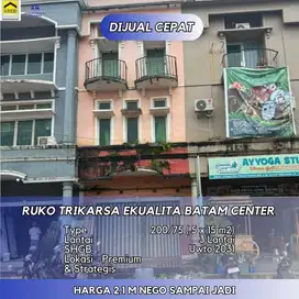DIJUAL Ruko Strategis di Komplek Ruko Trikarsa Ekualita, Pasir Putih