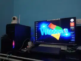 Komputer Fullset Tinggal Pakai, Monitor 30 inci.