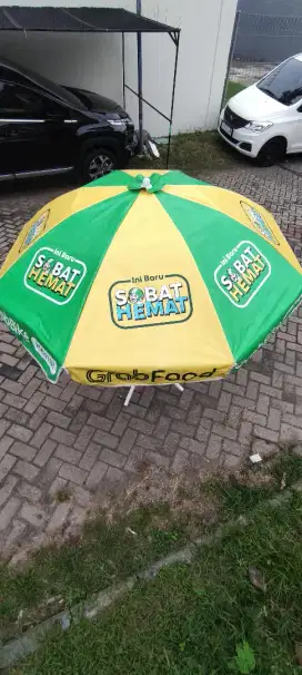 Tenda Payung Tebal & meja keramik  kokoh