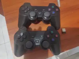 Joystick Wireless Laptop Android TV Termasuk Batre Fifa PES PPSSPP