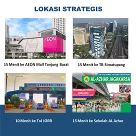 Jual Rumah dekat TB Simatupang Dp 0%, Cicilan 5 Jt-an, Gratis Biaya2
