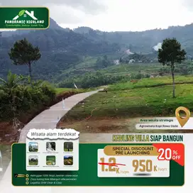 Tanah kavling villa di ketinggian 1000 MDPL di Bogor