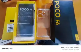 Poco F6 Ram 12/512 Fullset,Mulus like new!!!