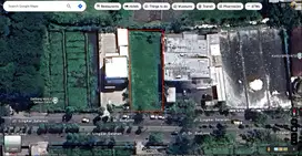 Dijual tanah pinggir jalan besar sebelah BNN Provinsi luas 12,53 are