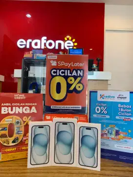iPhone 15 128GB Bisa kredit cicilan 0% dengan kredivo