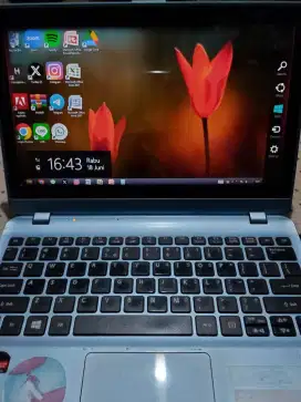 Jual laptop Acer Aspire V5-122P mulus Fullset baca deks ya