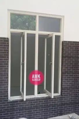 Jendela aluminium kaca, Jendela Geser, Jendela Pivot, Jendela Casement