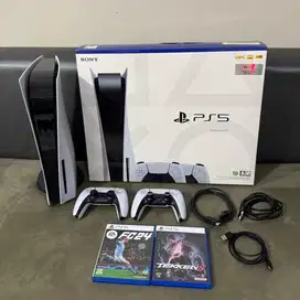 Playstation 5 Disc 2 Stick / PS 5 Disk + Dua Stik Full Box Like New