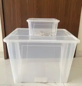 Preloved - IKEA Samla kotak dengan penutup (Buy 1 Get 1)