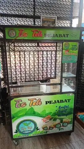 Gerobak es teh solo bekas
