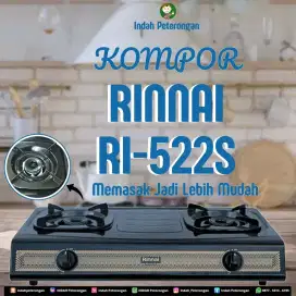 Rinnai Kompor Gas 2 Tungku RI522S