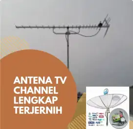 Ahli jasa pasang antena TV digital service parabola dan camera CCTV
