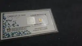Emas Mini / Logam Mulia 0.1 Gram