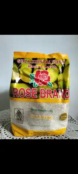 GULA PASIR ROSE BRAND KEMASAN 1 KG