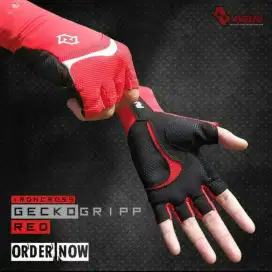 Avelio Iron Cross Red Merah Sarung Tangan Sepeda Cycling Glove