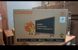 Sedia tv led coocaa smart dll ukuran32 hingga 65 inc+ pasang bracket