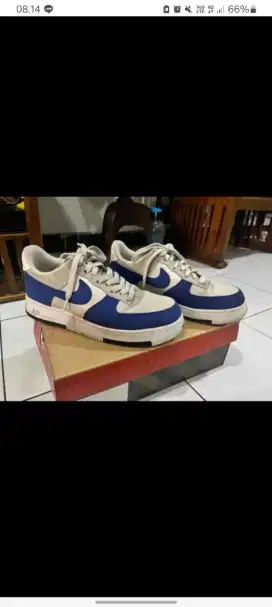 NIKE AIR FORCE 1 BLUE WHITE