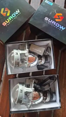 Lampu projector BRIO RS + Lampu LED SUROW