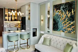 JUAL SEWA APARTEMEN ROSEBAY 2KT FULL FURNISH ISTIMEWA GRAHA FAMILI