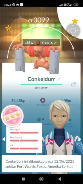 Pokemon go perfect iv LV 43