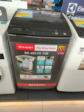 Sharp ES M1050XT 10.5KG SA Inverter Top Loading