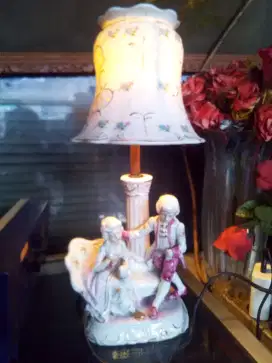 Lampu meja keramik vintage