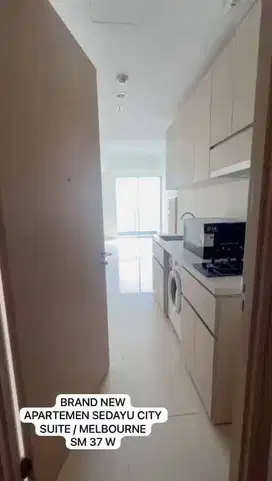 DIJUAL APARTEMEN SEDAYU CITY TOWER MELBOURN 2BR SEMI FURNISH