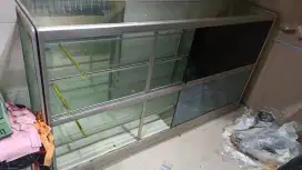 Rak Etalase /rak display lebar dua meter siap pakai
