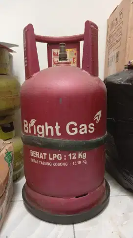 Tabung Gas 12KG Bright Gas, Gas Pink, DIJUAL CEPAT