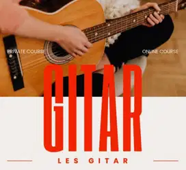 kursus gitar/drum/keyboard privat untuk anak-anak