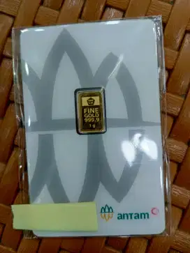 Logam mulia emas press antam