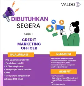 Credit Marketing Officer Dana Syariah Mobil