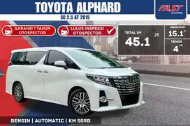 TOYOTA ALPHARD SC 2015 2.5 AT SUNROOF & PILOT SEAT LOW KM.50RB #F5ST