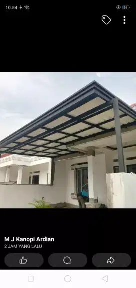 Kanopi alderon minimalis