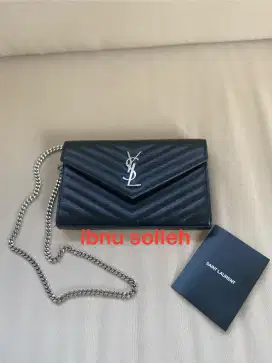 Preloved tas ysl woc 22cm original