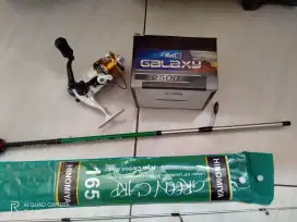 Joran pancing & reel