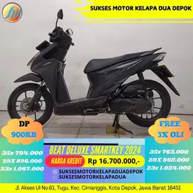 HONDA NEW BEAT DELUXE SMARTKEY 2024 CASH/KREDIT DP MURAH KM RENDAH