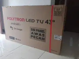 Android TV 43 AG 9953 Digital Tv, Baru, Garansi Resmi & Tukar Tambah