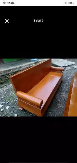 Kursi tamu full kayu jati asli