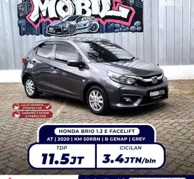[ BERGARANSI 5TH ] BRIO E 1.2 FACELIFT MATIC 2020 (HOBIMOBIL)