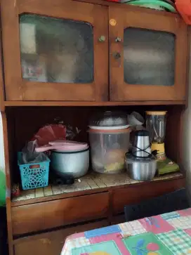 Dijual Lemari dapur Kayu jati