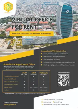 Virtual Office dan Coworking space Pelindo Tower