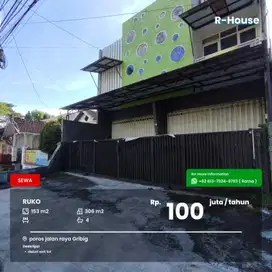 Ruko poros jalan raya Gribig