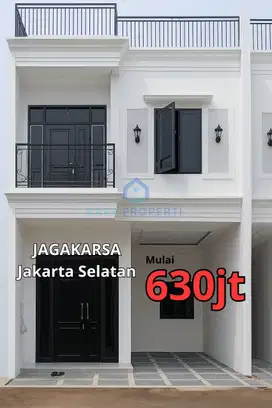 Rumah Minimalis 2.5 lantai + rooftop di Jagakarsa Jaksel