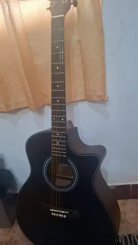 Gitar akustik murah free tas + capo