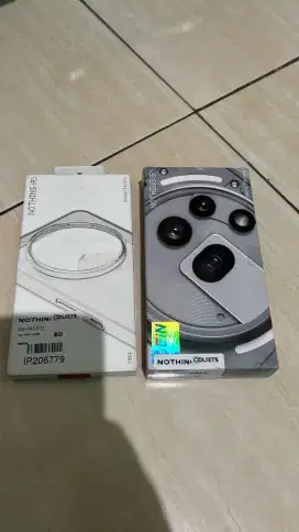 Nothing phone 3A Pro grey 12/256 gb BNOB beacukai regist murmer