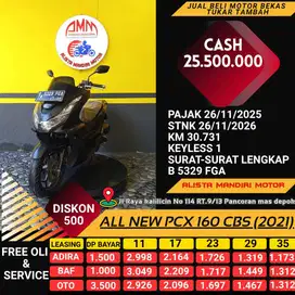 ALL NEW PCX 160 CBS 202 DP 3 JUTA AJA
